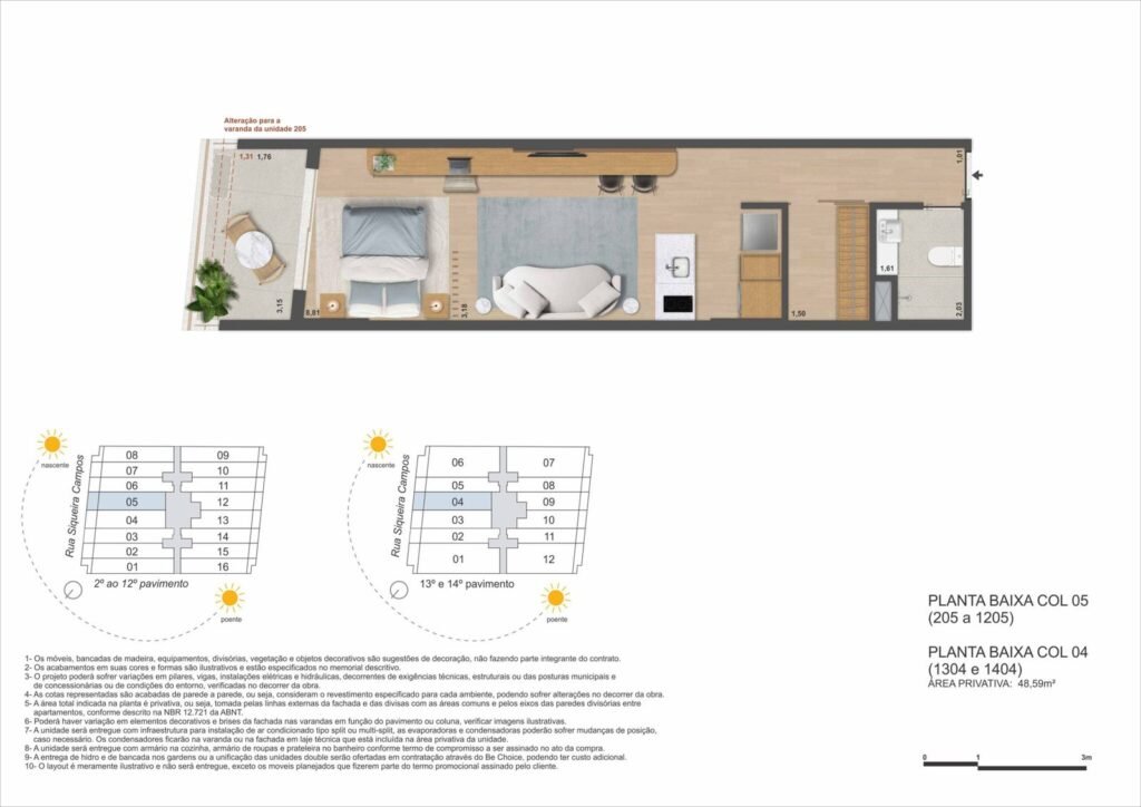 Be in Rio Siqueira Campos — render do empreendimento