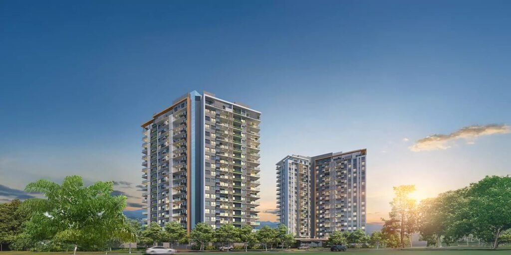 Torres residenciais cercadas de área verde na Barra da Tijuca, Rio de Janeiro