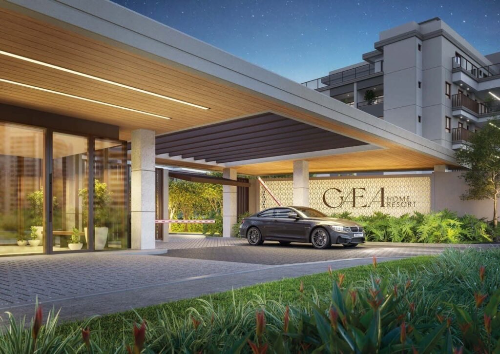 Gaea Home Resort — render do empreendimento
